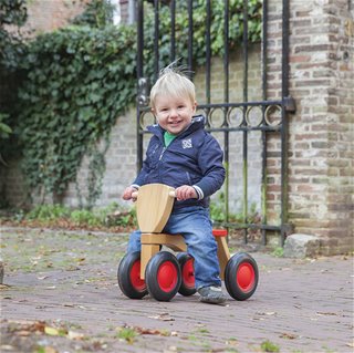 Wooden Trike - Road Star - Red